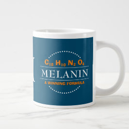 MELANIN Winning Formula BLAUWGROEN Monogram Grote Koffiekop