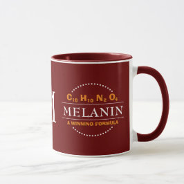 MELANIN Winning Formula Burgundy Monogram Mok
