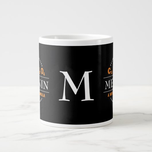 MELANIN Winning Formula Monogram Grote Koffiekop (Voorkant)