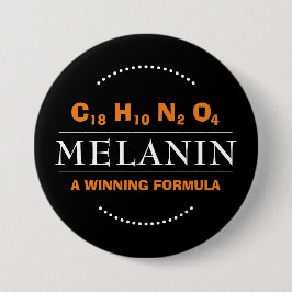 MELANIN Winning Formula Ronde Button 7,6 Cm