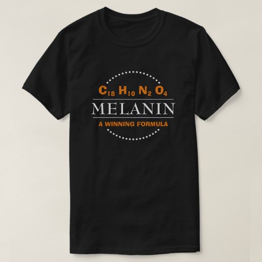 MELANIN Winning Formula T-shirt (Design voorkant)