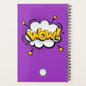 Melanin Woman w/Afro - Pop Art Inspired Planner (Achterkant)