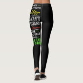 Melanin Women African American Pride Black History Leggings (Achterkant)