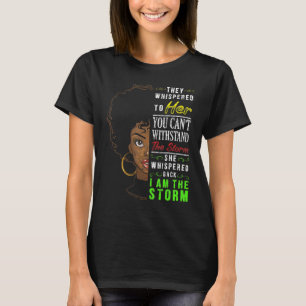 Melanin Women African American Pride Black History T-shirt