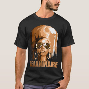 Melaninaire Vrouwen Melanin Poppin Black History G T-shirt