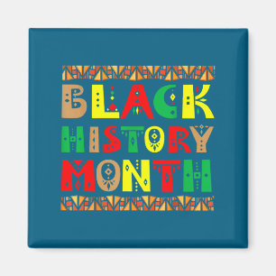 Melanine Afrikaanse wortels Black History Month cu Magneet