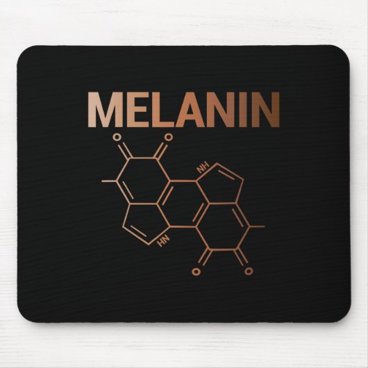 Melanine Chemische Structuur Molecule Formule Afri Muismat (Voorkant)