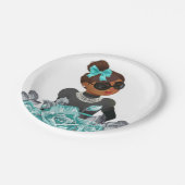 Melanine Collectie | Glam Doll Papieren Bordje (Gekanteld)