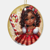 Melanine Cutie Keramisch Kerstornament Keramisch Ornament (Links)
