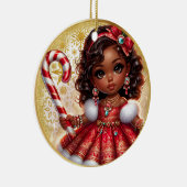 Melanine Cutie Keramisch Kerstornament Ornament (Rechts)