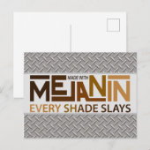 Melanine Elke Schaduw Is Mooi Briefkaart (Voorkant / Achterkant)