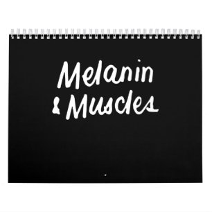 Melanine en Muscles Black zijn prachtig vormgegeve Kalender