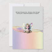 Melanine fee shimmer vleugels betoverde pixies kaart (Achterkant)