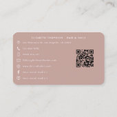 Melanine-geïnspireerde Afro-Amerikaanse Nail Art D Visitekaartje (Achterkant)