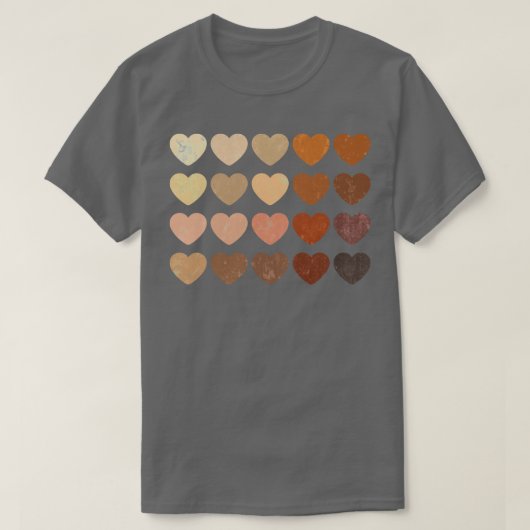 melanine harten Afrikaanse Black Pride Gift T-shirt (Design voorkant)