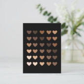 Melanine harten voor gesmolten afrikaanse trots briefkaart (Staand voorkant)