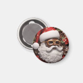 Melanine Kerstmis Chocolade Zwart Sinterklaas Plez Magneet (Voorkant / Achterkant)