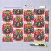 Melanine Kerstmis Zwart Koningin Melanine Vrouw Xm Tissuepapier (Craft)