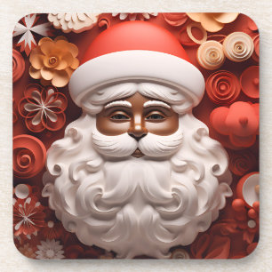 Melanine Kerstmis Zwarte Kerstmis Sinterklaas Bruh Bier Onderzetter
