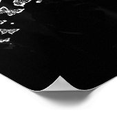 Melanine Koningin Afro-Amerikaans Sterk Zwart Natu Poster (Hoek)