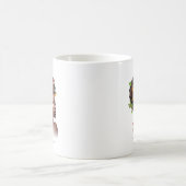 Melanine Magic: Afro Haar en Kleurrijke Vlinder Koffiemok (Center)