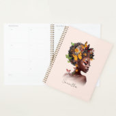 Melanine Magic: Afro Haar en Kleurrijke Vlinder Planner (Display)