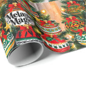 Melanine Magic Christmas Wrapping Paper Cadeaupapier (Rol Hoek)