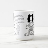 Melanine Meditation Motivatie Quote Coffee Mok (Center)