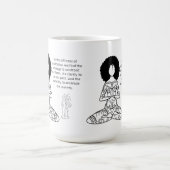 Melanine Meditation Motivatie Quote Coffee Mok (Center)