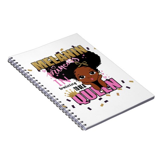 Melanine Prinses Opleiding Tot Koningin Lilibet Ca Notitieboek (Rechterzijde)