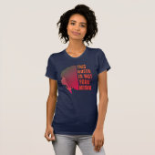 Melanine Queen NIET UW NEGRO Afro T-shirt (Voorkant volledig)