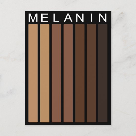 Melanine Shades Briefkaart (Voorkant)
