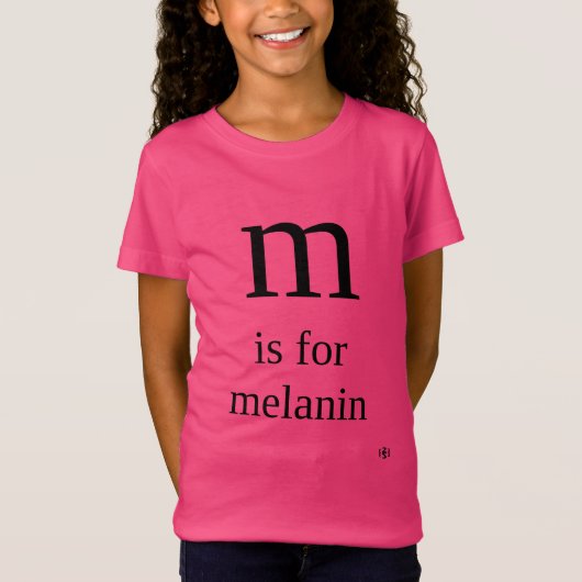 melanine t-shirt (Voorkant)