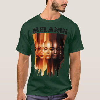 Melanine tinten schoonheid voor vrouwen t-shirt