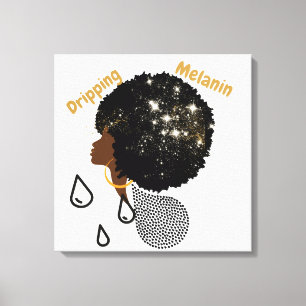 Melanine uitstoten canvas afdruk