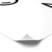 Melanine uitstoten perfect poster (Hoek)