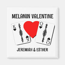 Melanine Valentijn BLACK QUEEN KING