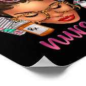 Melanine Verpleegster Zwart Geschiedenis Maand Afr Poster (Hoek)