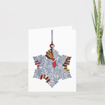 'Melanine' Vouw Kerstkaart