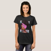 Melanine Vrouwen Zwart Opgeleide Afro Amerikaanse  T-shirt (Voorkant volledig)