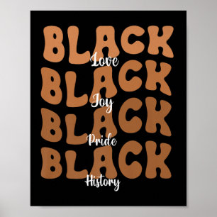 Melanine Zwart Vrouwen Zwart Geschiedenis Maand Re Poster