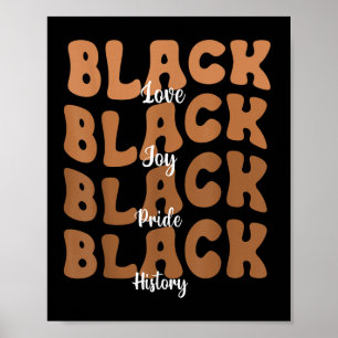 Melanine Zwart Vrouwen Zwart Geschiedenis Maand Re Poster