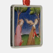 Melanion races tegen Atalanta Metalen Ornament (Rechts)