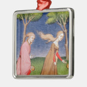 Melanion races tegen Atalanta Metalen Ornament (Links)