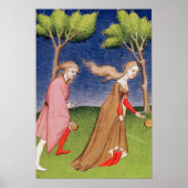 Melanion races tegen Atalanta Poster (Voorkant)