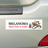 Melanoma Awareness Angel Bumpersticker (Op auto)
