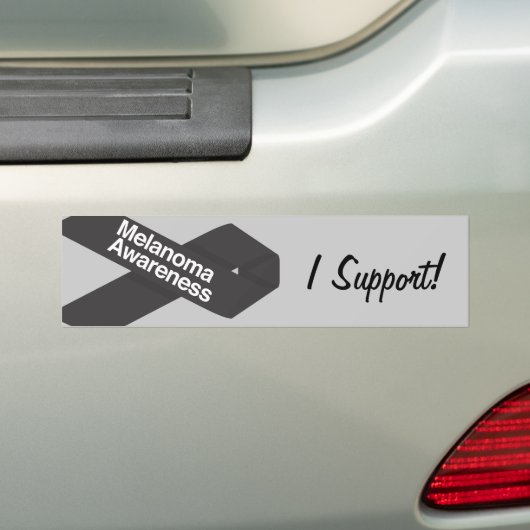 Melanoma Awareness Bumpersticker (Op auto)