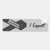Melanoma Awareness Bumpersticker (Voorkant)
