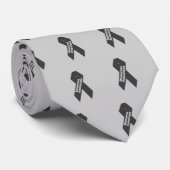 Melanoma Awareness Stropdas (Opgerold)