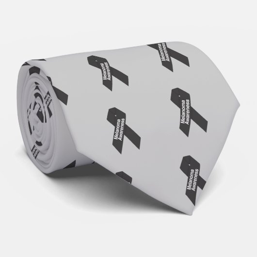 Melanoma Awareness Stropdas (Opgerold)